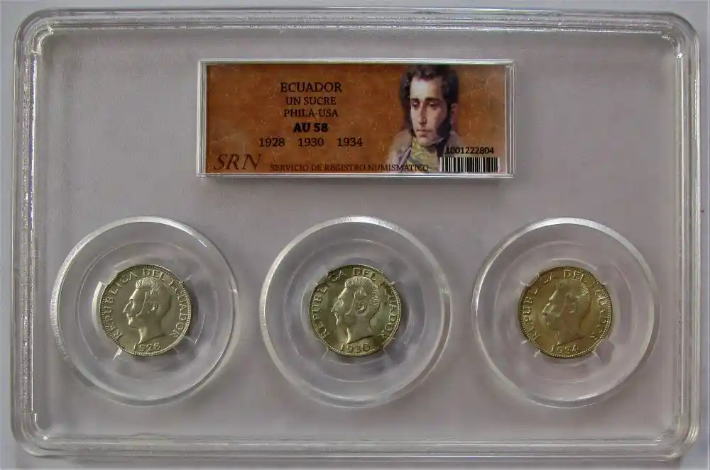 Monedas decimales, colección profe Chris Jara