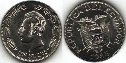 Escudo Ecuatoriano en Monedas Crónica Heráldica de la República error de acuñación