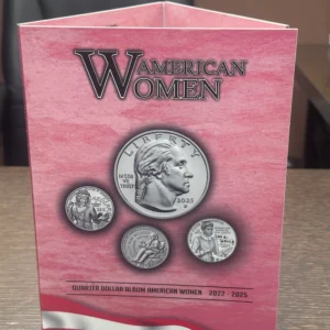 Álbum Coleccionador para 25 Centavos Mujeres Americanas (2022-2025) 1